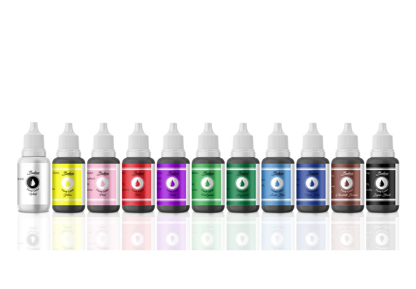 Bakiez Voedselkleurstoffen Set 11 kleuren