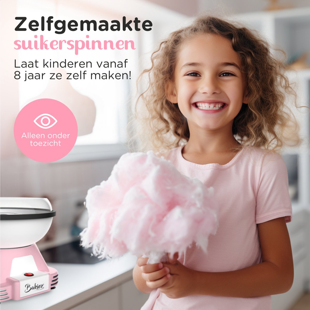 Bakiez Suikerspin Machine Met of Zonder Suiker