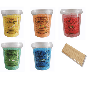 Bakiez Suikerspinsuiker Set 5 X 400 gram Inclusief Stokjes