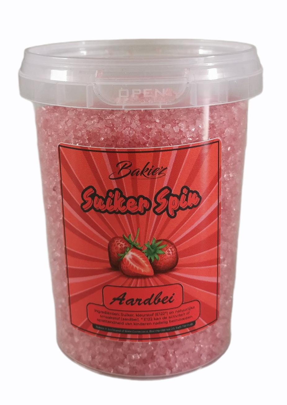 Bakiez Suikerspinsuiker Set 5 X 400 gram Inclusief Stokjes